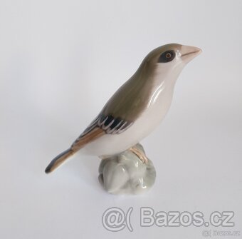 Porcelánová figurka ptáčka - Kodaň - 6