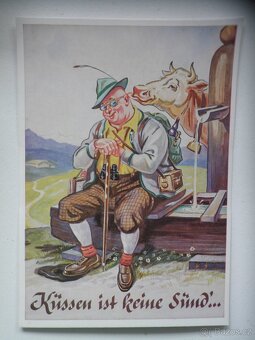 Staré německé pohledy s kresleným motivem - 6