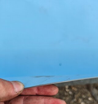 Folie modrá - nová nepoužitá - pevná odolná - 6