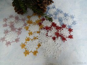 Háčkované vánoční ozdoby - 6