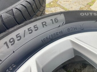 Alu ŠKODA FABIA 4 - 5x100 letní MICHELIN 195/55R16 90% 2023 - 6