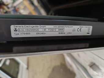 Vestavná trouba SIEMENS / chrom - 6