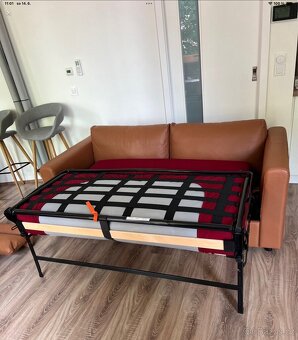 Kožená Sedačka VIMLE z IKEY 190cm, 2místná rozkládací - 6
