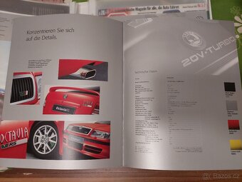 Skoda Octavia Rs 1.8t originální prospekt a ceník - 6