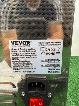 Nová ultrazvuková čistička VEVOR  s objemem 10L - 6