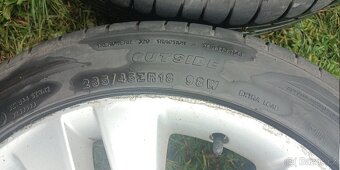 Originál alu disky Opel letní + zimní pneu - 6