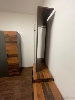 Šatní skříň, předsíňová stěna, komoda/botník - 6