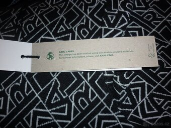 Černobílé úpletové šaty Karl Lagerfeld - 6