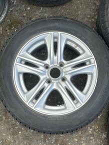 ALU kola 4x108 obuté na 195/60 R15 letní sada včetně rezervy - 6