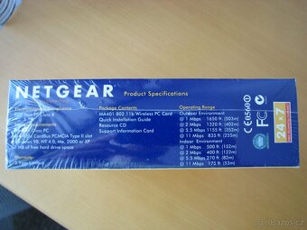 Netgear MA401 PCMCIA Wi-fi karta - nerozbalená - 6
