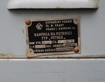 Petrolejová kamínka Petrex - 6