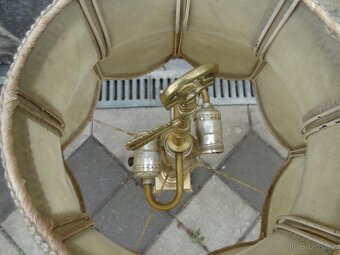 Stolní lampa starožitní. Mosaz. - 6