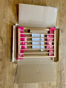 Dřevěná bezpečnostní zábrana 70 x 75-110 cm - 6