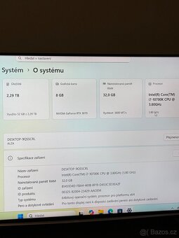 Herní PC – i7-10700K / RTX 3070 / 32 GB RAM - 6