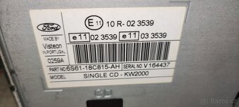 Originální autorádio Ford 6000 CD - 6