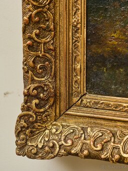 Výhled do krajiny. Sign. 92 X 77 cm - 6