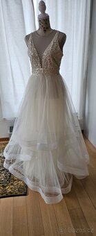 Krásné nové princeznovské svatební šaty -m/l - 6