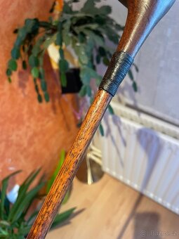 Hickory hůl Brassie(spoon) - signováno J.H. Oke (cca. 1910) - 6