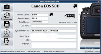 CANON EOS 50D - uloženka - 6