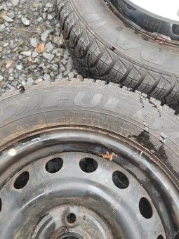 Prodám zimní kolo 14 kia Rio 4x100 zimní pneu 185/65/14 - 6