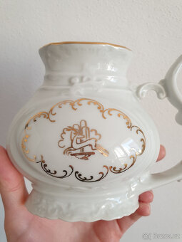 Retro porcelánové lázeňské pítko Karlovy Vary - 6