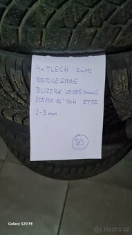 5 X 112 PLECH KOLA 205/55/16 94H - ET 50 - ZIMNÍ - Č - 83 - 6