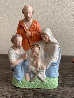 Porcelánový BETLÉM ručně malovaný biskvit Žacléř - 6