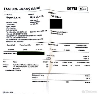 iPhone 15 Pro Max 512 GB – jako nový, po výměně vnitřností, - 6