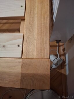 Postel masivni japonska bukova 180×200cm - 6