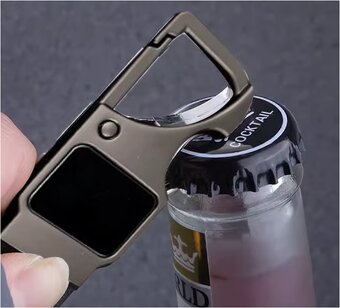 Klíčenka Harley Davidson kov a kůže - 6