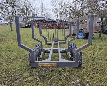 Vyvážečka, vlek na dřevo za traktor - 6