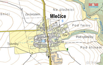 Prodej zahrady, 1111 m², Mlečice - 6