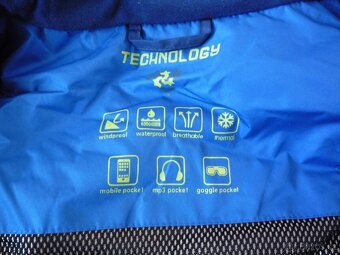 Pánská tmavě modrá lyžařská bunda Crivit, vel. 52 - 6