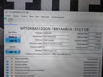 Herní notebook Asus tuf z rtx 4060 140W - 6