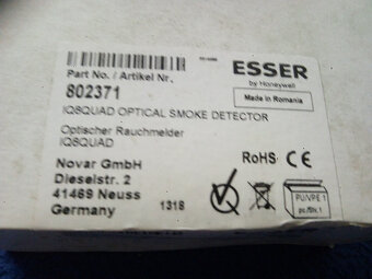eps kouřové čidlo (hlásič) + patice Esser 802371+ 805590 - 6