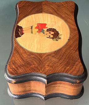 Starožitná šperkovnice, - 6