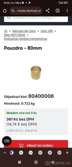 Zbylé díly Zetor Crystal - 6