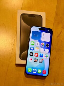 iPhone 15 Pro Černý Titan BATERIE 100% TOP - 6