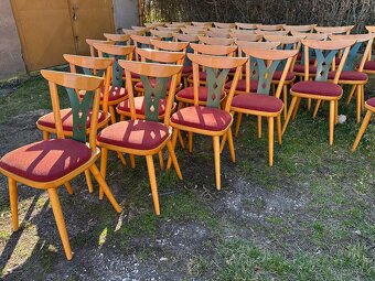 42ks PEVNÉ stylové GASTRO židle z tvrdého dřeva - 6