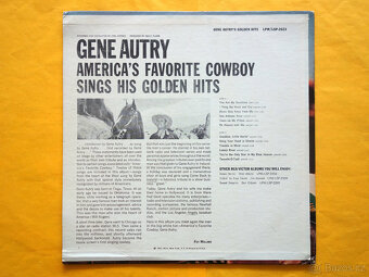 2LP country: Slim Whitman RARE Australia + Gene Autry US - 6