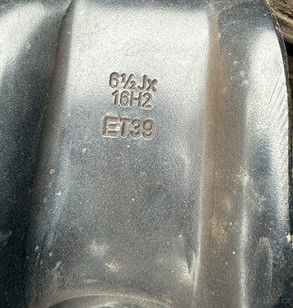 Zimní sada Opel Zafira - 5x110 - 205/55/16 vzorek 6,5mm - 6