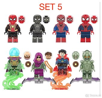 Figúrky Superhrdinovia (8ks) typ lego 2 - nové - 6