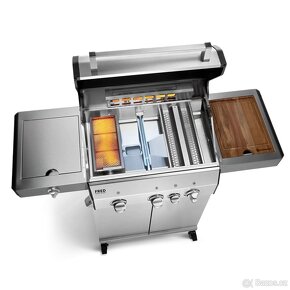 Gril Plynový Burnhard Fred Deluxe (nerez),infra, mod 2023 - 6