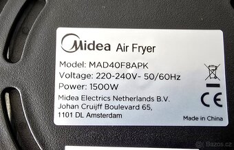 Horkovzdušná fritéza Midea Air Fryer 4L - 6
