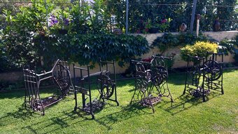 Litinove nohy na zahradni solek - šicí stroj - 6