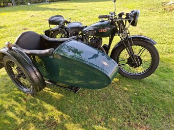 BSA m20 r.v. 1937 sidecar, s TP a SPZ - 6