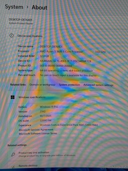 Herní PC – Ryzen 5 3600 / RTX 3060 / 32 GB RAM - 6