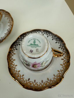 Sada dvou šálků s podšálky - 6