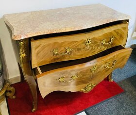 Starožitná Komoda s Mramorem Francie - 6