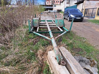 Přívěs, kára za traktor, s pevnou nápravou - 6